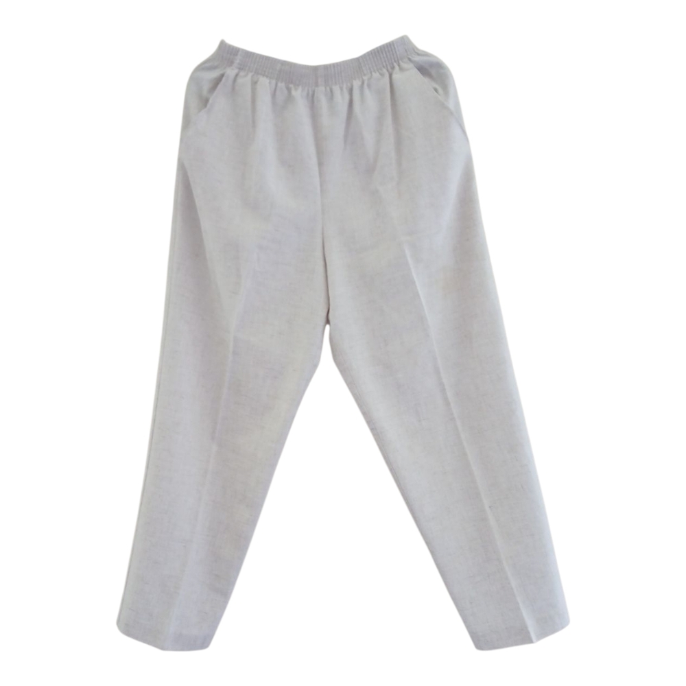 Briggs New York Cream Joggers with Elastic Waistband Sz 12P‎